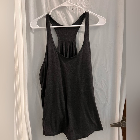 Lululemon gray salute the sun tie back tank size m - Picture 1 of 5